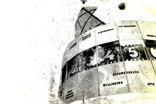 Berlin sanat eskizi çizimi eğlenceli tasarım antika retro