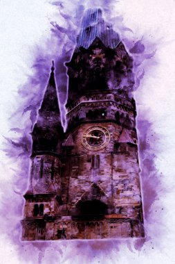 Berlin sanat eskizi çizimi eğlenceli tasarım antika retro