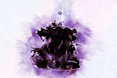 Berlin sanat eskizi çizimi eğlenceli tasarım antika retro