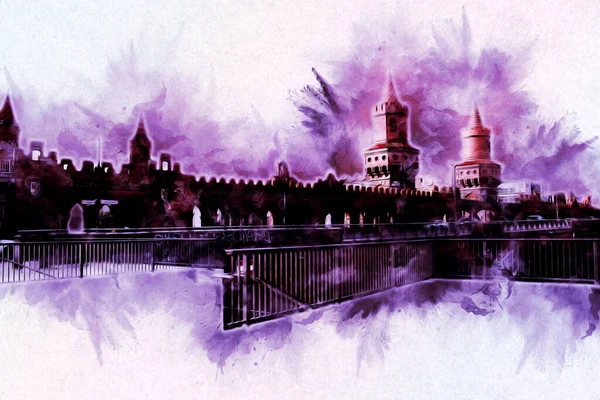 Berlin sanat eskizi çizimi eğlenceli tasarım antika retro