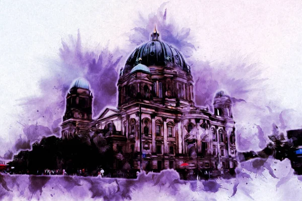 Berlin sanat eskizi çizimi eğlenceli tasarım antika retro