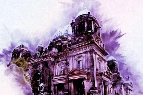 Berlin sanat eskizi çizimi eğlenceli tasarım antika retro