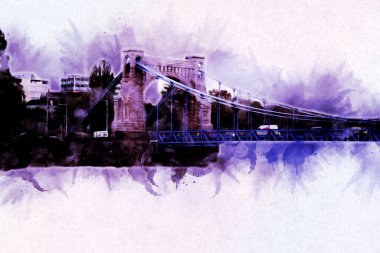 Wroclaw City Poland antika sanat eskizi çizimi