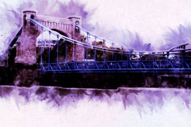 Wroclaw City Poland antika sanat eskizi çizimi