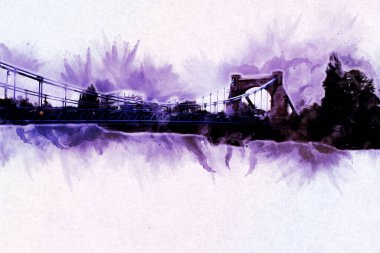 Wroclaw City Poland antika sanat eskizi çizimi