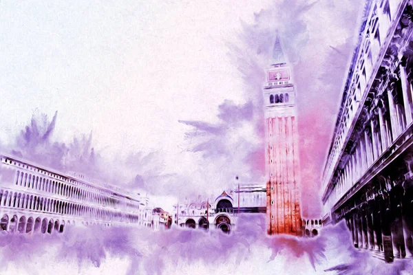 Venedik sanat eskizi çizimi eğlenceli tasarım antika retro