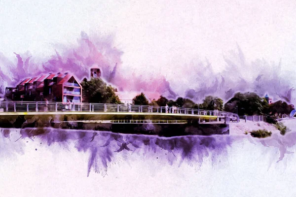 Wroclaw City Poland antika sanat eskizi çizimi