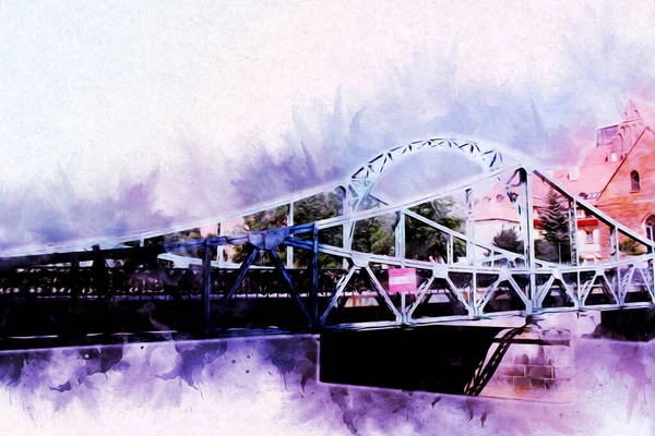 Wroclaw City Poland antika sanat eskizi çizimi