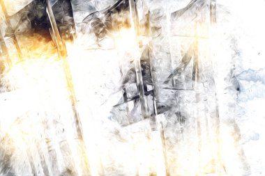 Rüzgarda dalgalanan renkli deniz yelkenli bayrakları sanat eseri çizimleri