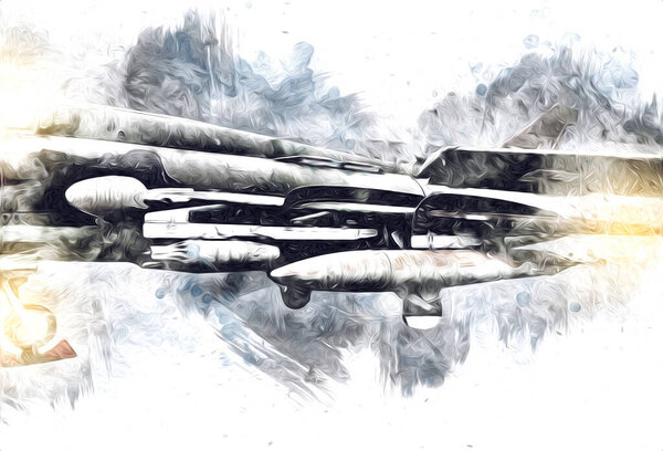 Иллюстрационное искусство реактивных истребителей США