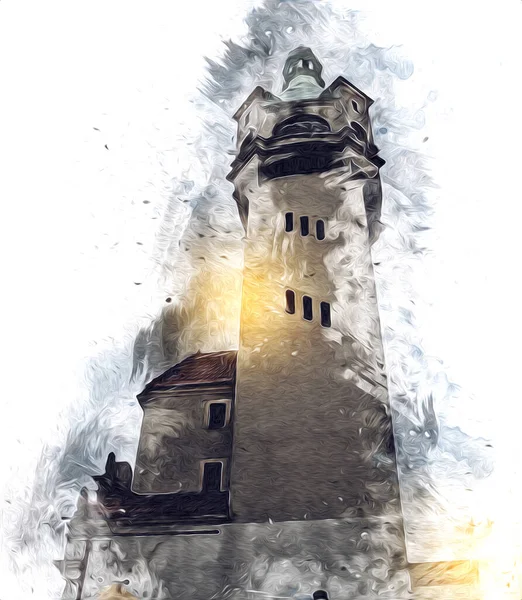 Sopot sanat çiziminde kare ve gezinti mimari dönüm noktası