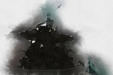 Berlin sanat eskizi çizimi eğlenceli tasarım antika retro