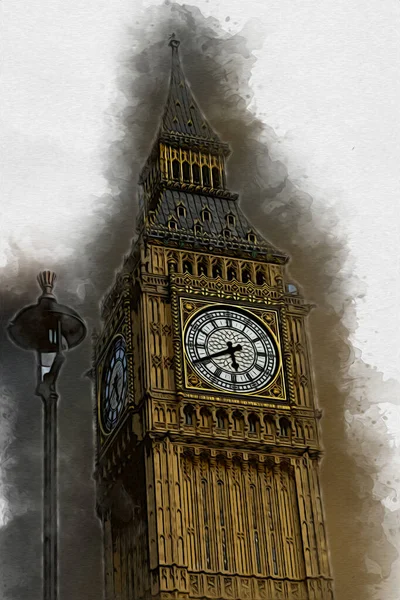런던의 스케치 스케치 디자인 빈티지 — 스톡 사진