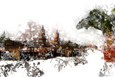 Berlin sanat eskizi çizimi eğlenceli tasarım antika retro