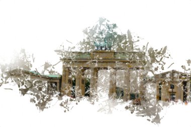 Berlin sanat eskizi çizimi eğlenceli tasarım antika retro