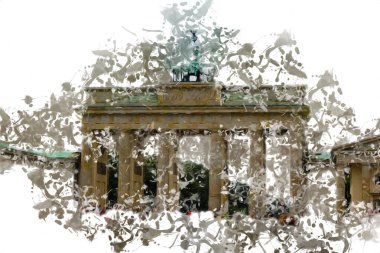 Berlin sanat eskizi çizimi eğlenceli tasarım antika retro