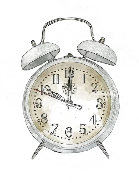 Dials Old Antique Classic Clocks Vintage Paper Background — Stock Photo, Image