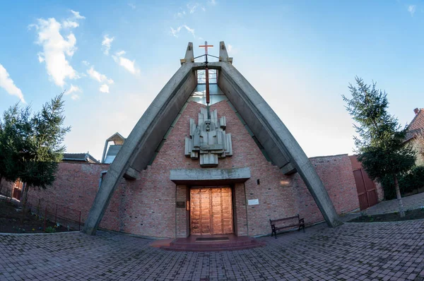 Front View Saint Mary Catholic Church Built 1979 — Stockfoto