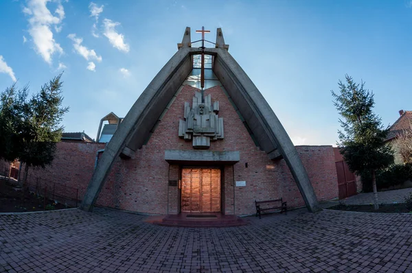 Front View Saint Mary Catholic Church Built 1979 — Stockfoto