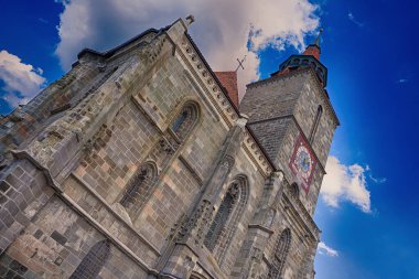 Kara Kilise 'nin gotik tarzda inşa edilmiş görüntüsü. HDR Resmi.