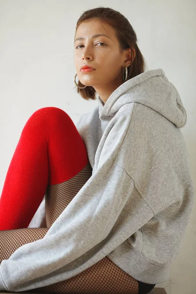 Dancer after training, Natural beauty concept. Portrait of a young woman