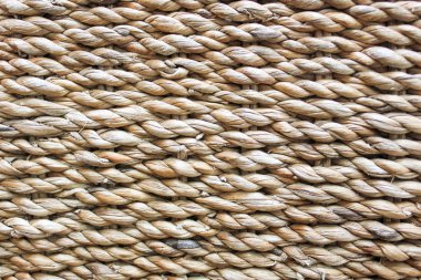 Rattan texture for background, woven rattan with natural patterns, Woven basket texture. Textured basket made of natural fiber as a background. clipart