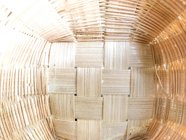 Abstract Weven Bamboe Textuur Achtergrond Bamboe Weven Achtergrond Bovenaanzicht Houten — Stockfoto