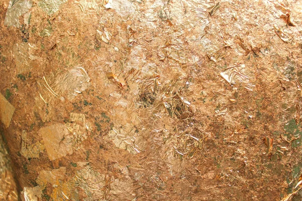 Abstrakter Kreativer Hintergrund Goldene Textur Für Hintergrund Wand Mit Goldplatte — Stockfoto