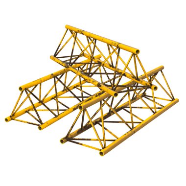 Metal kafes kiriş öğesi