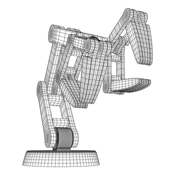 Vecteur de bras robotique — Image vectorielle