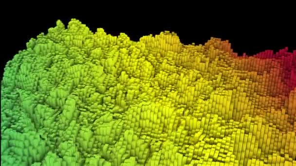 大きなデータ可視化運動の概念 — ストック動画