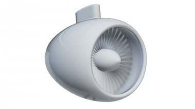 Turbo jet motoru görüntüleri