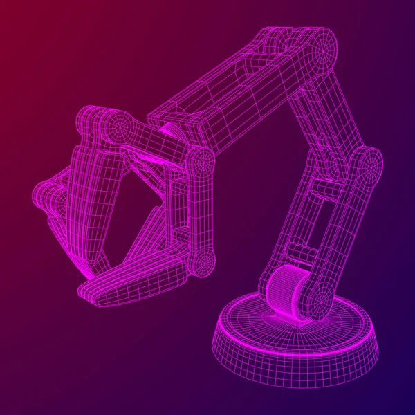 ロボット アームのベクトル — ストックベクタ