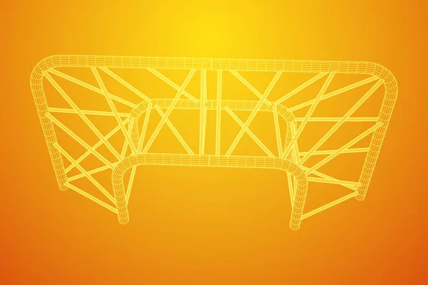 Truss girder element — Stock Vector