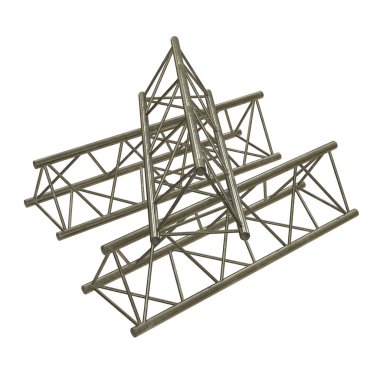 Metal kafes kiriş öğesi