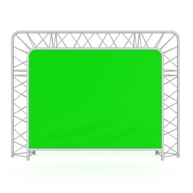 Çelik kafes kiriş öğe afiş İnşaat