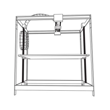 3D yazıcı tel kafes