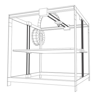 3D yazıcı tel kafes