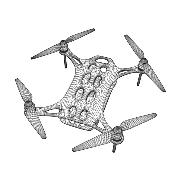 Télécommande drone d'air — Image vectorielle