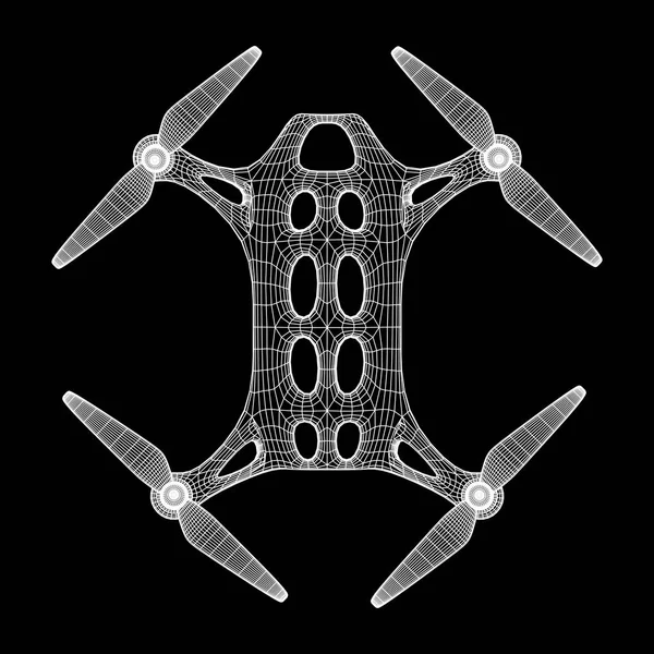 Drone de aire de control remoto — Archivo Imágenes Vectoriales