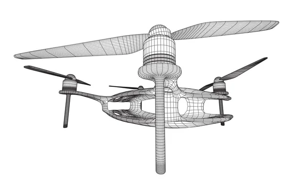 Drone de aire de control remoto — Archivo Imágenes Vectoriales