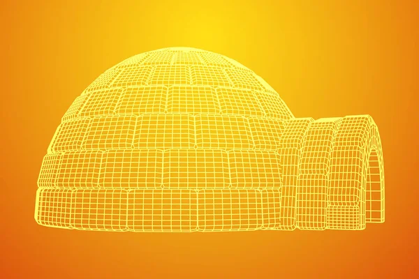 Vector de nevera Igloo — Vector de stock