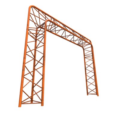 Metal kafes kiriş öğesi