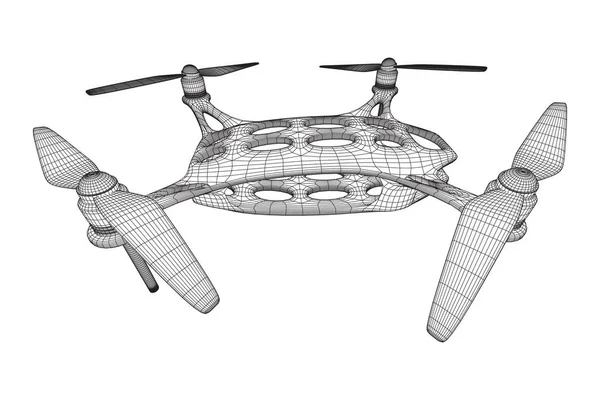 Drone de aire de control remoto — Archivo Imágenes Vectoriales