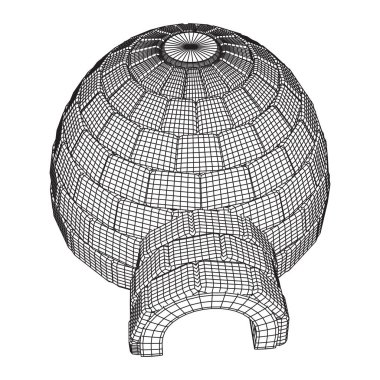 Igloo Icehouse vektör