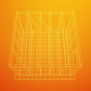 Tel çerçeve çerçeveleme evi