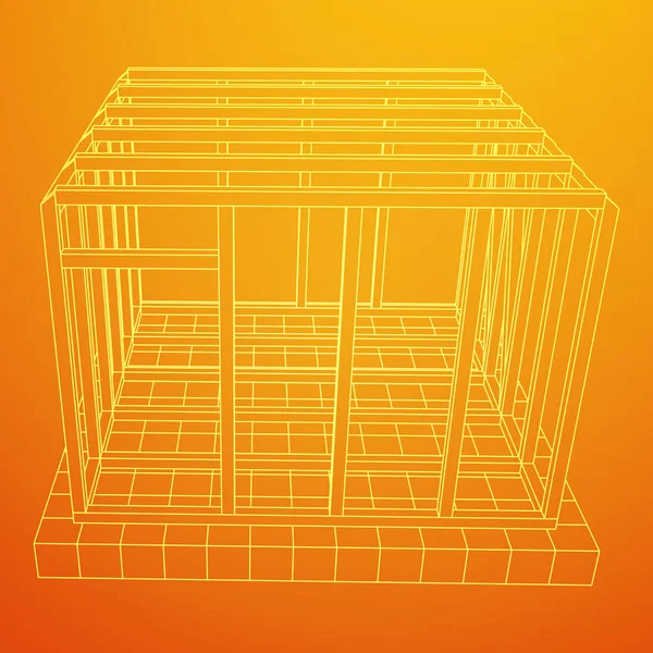 Tel çerçeve çerçeveleme evi