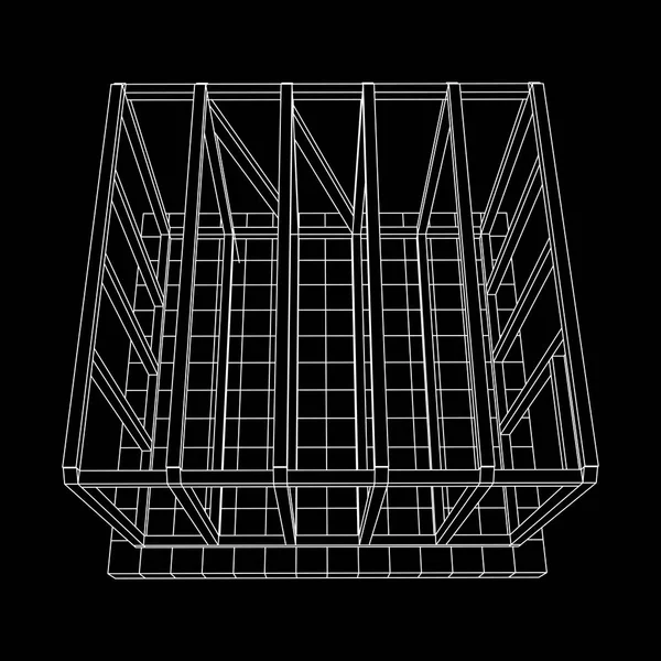 Tel çerçeve çerçeveleme evi