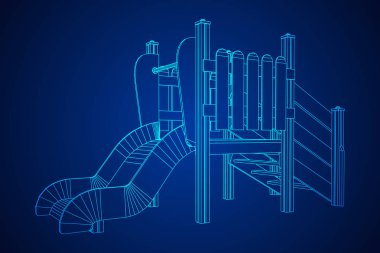 Bahçesi slayt tel kafes