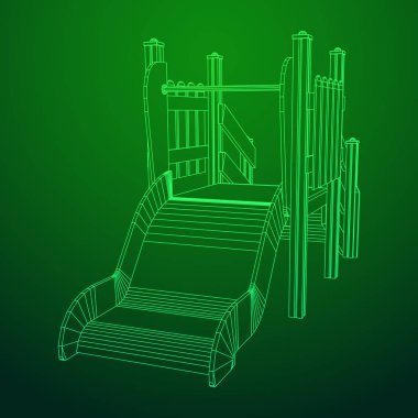 Bahçesi slayt tel kafes